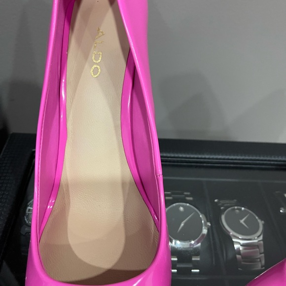 Pink Aldo stiletto heels- worn once - Picture 4 of 6